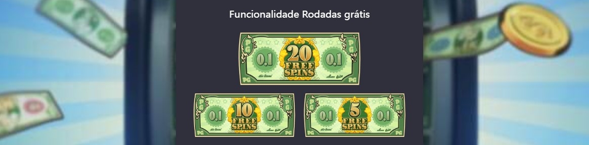 Funcionalidade rodadas grátis Cash Mania