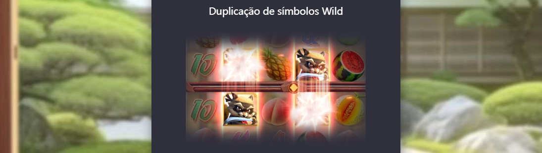 Duplicação do Símbolo Wild Ninja Raccoon Frenzy
