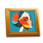 Quadro Colorido Museum Mystery