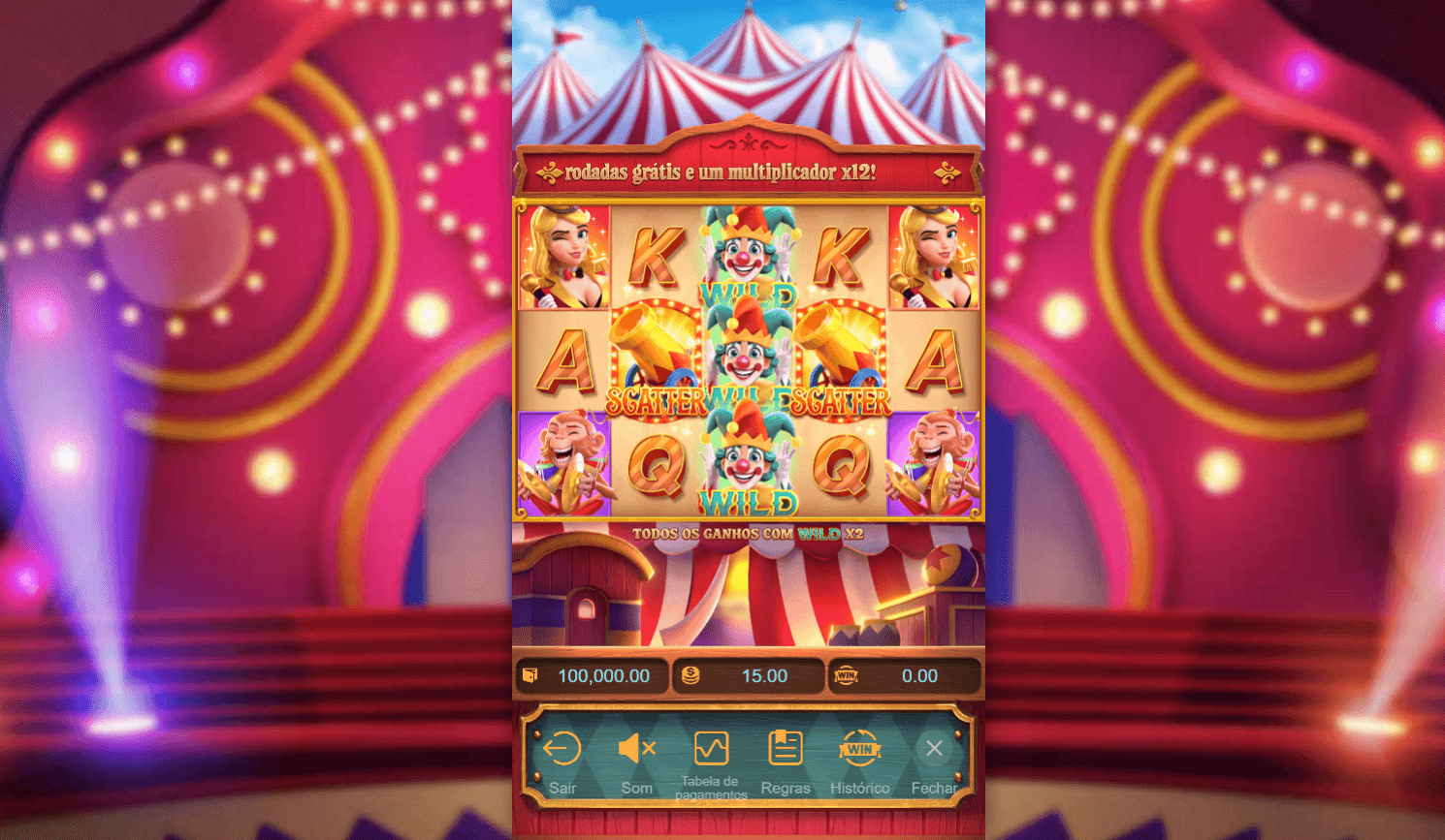 Apresentação do Circus Delight