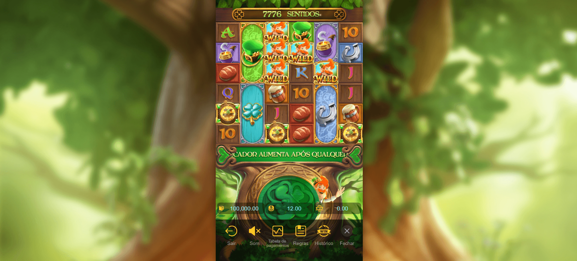Apresentação do Leprechaun Riches