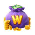 Bolsa de dinheiro Wild Heist Cashout